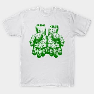 Hand Jason Kelce, Each finger tells a story of sacrifice and resilience T-Shirt